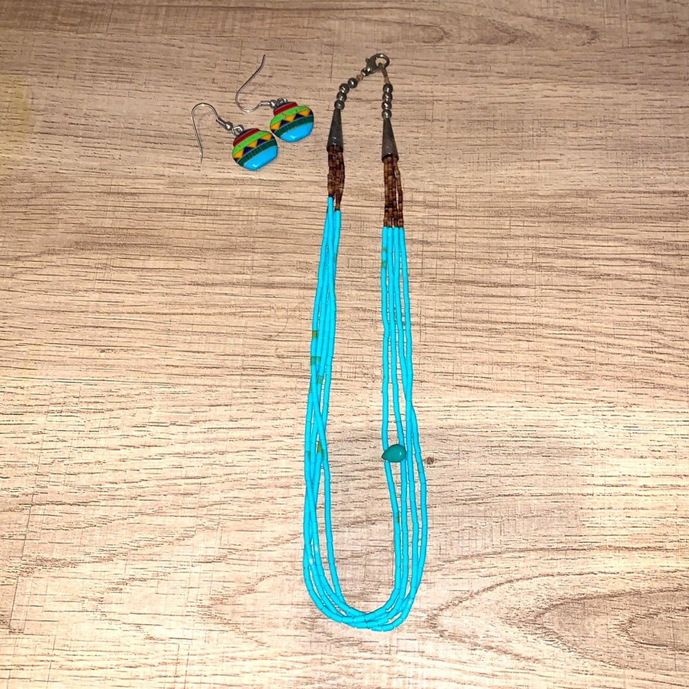 Turquoise jewelry set
